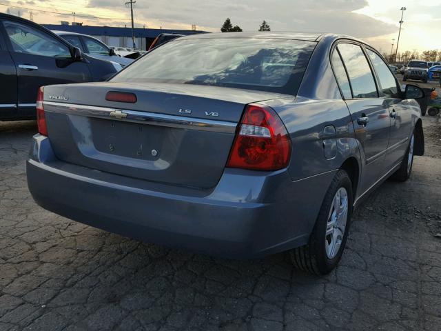 1G1ZS58N68F120563 - 2008 CHEVROLET MALIBU LS GRAY photo 4