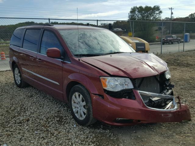 2C4RC1BG5DR775453 - 2013 CHRYSLER TOWN & COU MAROON photo 1