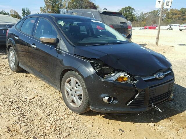 1FAHP3F21CL367152 - 2012 FORD FOCUS SE BLACK photo 1