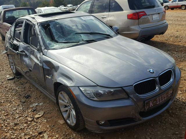 WBAPH7C50BE683618 - 2011 BMW 328 I GRAY photo 1