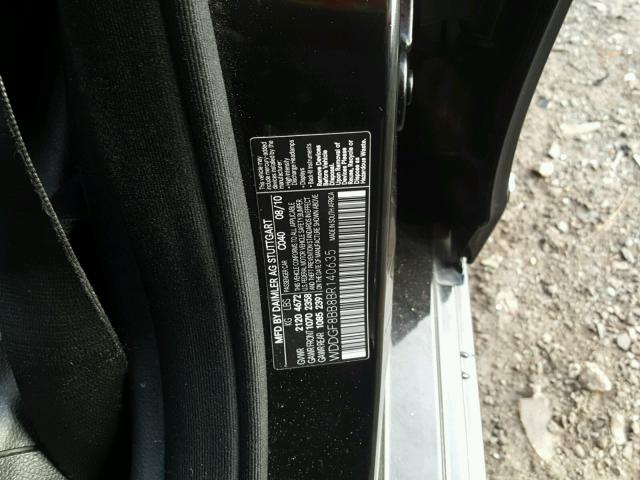 WDDGF8BB8BR140635 - 2011 MERCEDES-BENZ C 300 4MAT BLACK photo 10