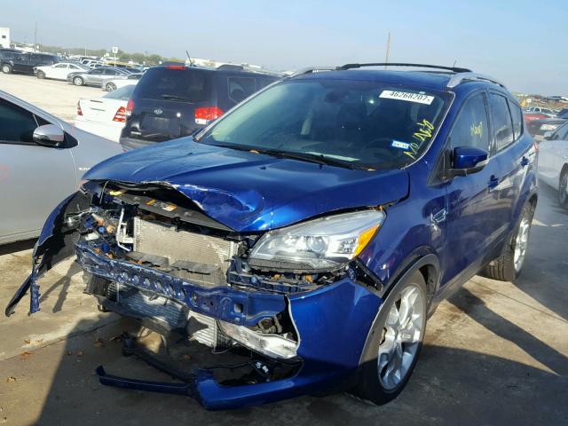 1FMCU0J99DUB45949 - 2013 FORD ESCAPE TIT BLUE photo 2