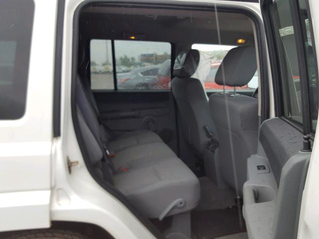 1J8HG48K16C280085 - 2006 JEEP COMMANDER YELLOW photo 6