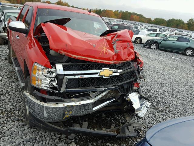 1GC1KXEG7EF158059 - 2014 CHEVROLET SILVERADO RED photo 9