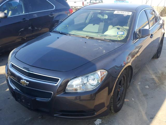 1G1ZA5EU4BF165815 - 2011 CHEVROLET MALIBU LS 灰色 照片 2