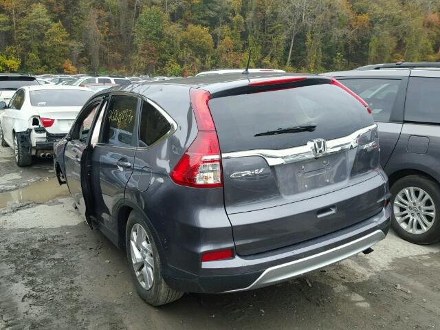 2HKRM4H58GH643311 - 2016 HONDA CR-V EX CHARCOAL photo 3