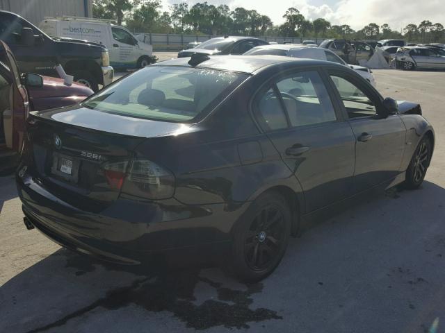 WBAVA33537KX80390 - 2007 BMW 328 I BLACK photo 4