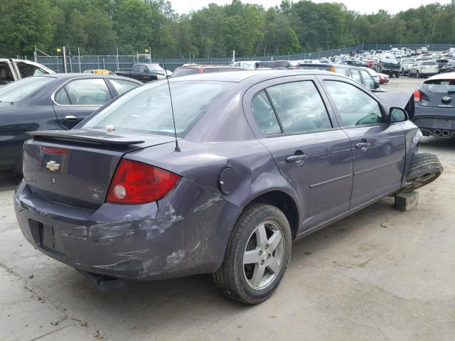 1G1AL55F067799390 - 2006 CHEVROLET COBALT LT BLUE photo 4