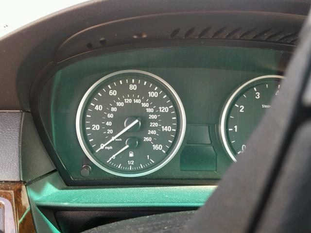 WBANU53578CT07199 - 2008 BMW 528 I BLUE photo 8