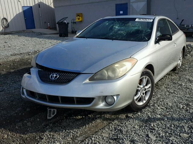 4T1CE38P25U501291 - 2005 TOYOTA CAMRY SOLA SILVER photo 2