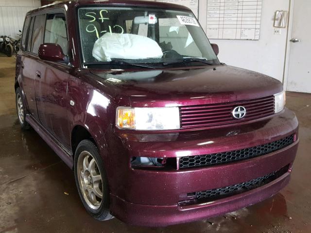 JTLKT334950182003 - 2005 TOYOTA SCION XB ბურგუნდია ფოტო 1