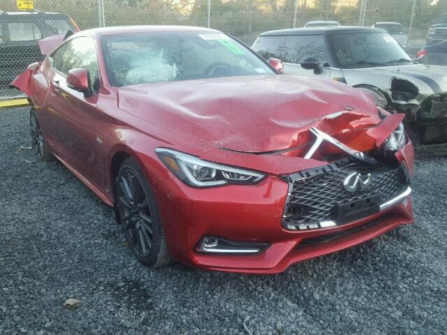 JN1FV7EL9HM701425 - 2017 INFINITI Q60 RED SP RED photo 1