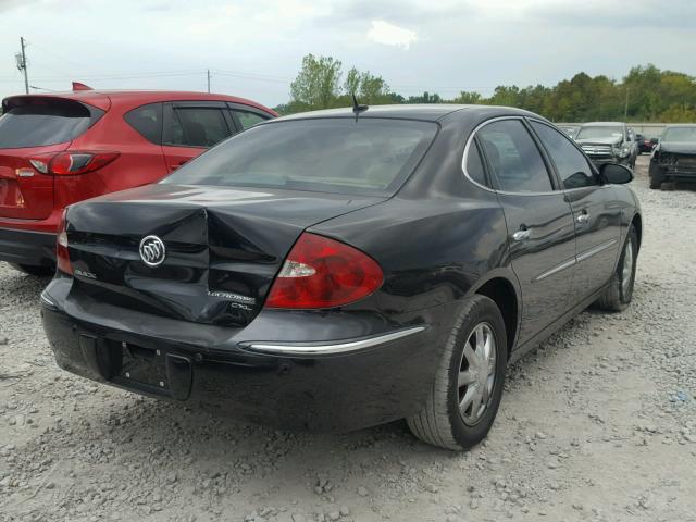 2G4WD582161181331 - 2006 BUICK LACROSSE C BLACK photo 4