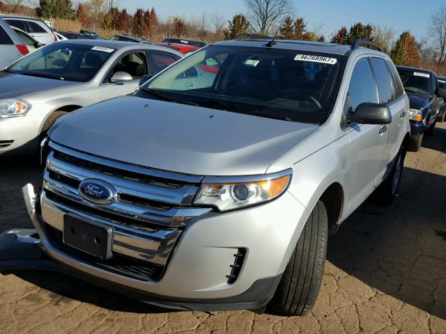 2FMDK3GCXBBA99372 - 2011 FORD EDGE SE SILVER photo 2