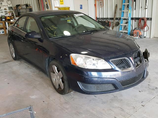 1G2ZA5E01A4126344 - 2010 PONTIAC G6 BLUE photo 1