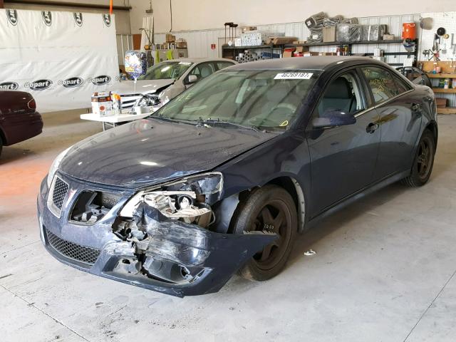 1G2ZA5E01A4126344 - 2010 PONTIAC G6 BLUE photo 2