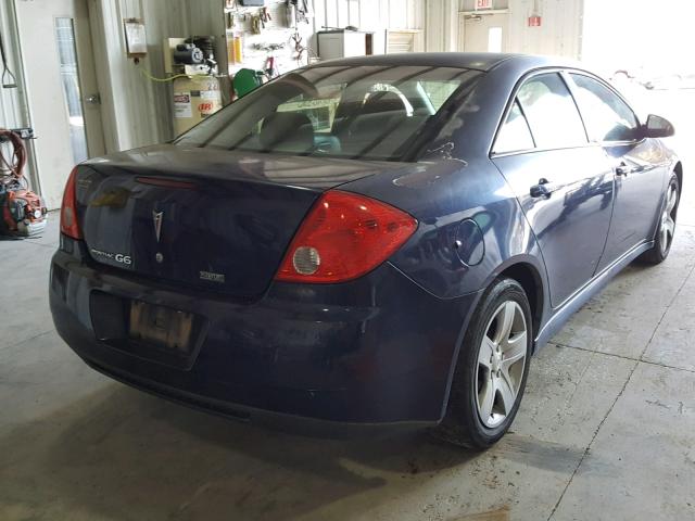 1G2ZA5E01A4126344 - 2010 PONTIAC G6 BLUE photo 4