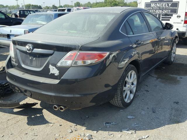 1YVHZ8EH9D5M12717 - 2013 MAZDA 6 TOURING GRAY photo 4