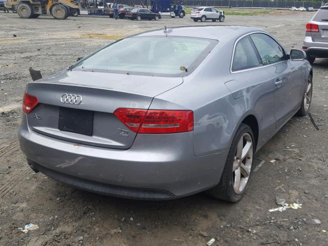 WAULFAFR9AA029531 - 2010 AUDI A5 PREMIUM SILVER photo 4