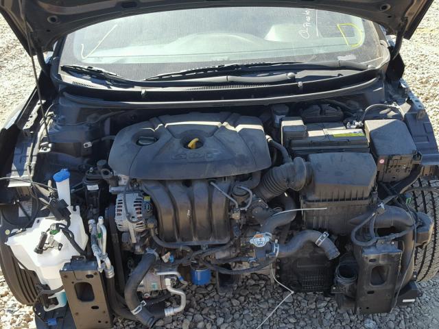 KMHD35LH7GU262748 - 2016 HYUNDAI ELANTRA GT BLACK photo 7