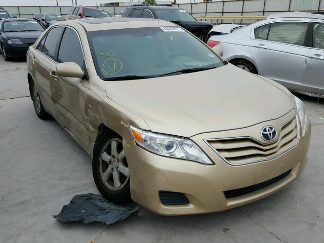 4T1BF3EK3AU029999 - 2010 TOYOTA CAMRY BASE GOLD photo 1