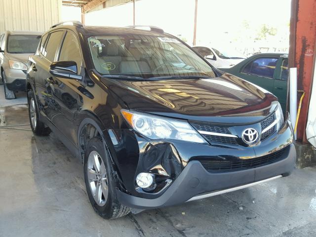 2T3WFREVXFW135704 - 2015 TOYOTA RAV4 XLE BLACK photo 1