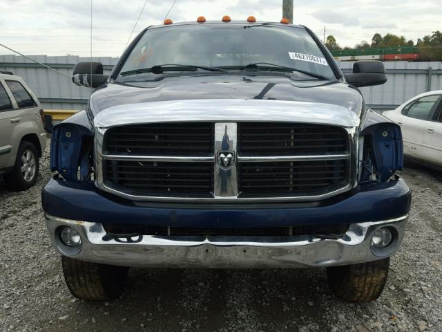 3D7KS29A18G107243 - 2008 DODGE RAM 2500 BLUE photo 9