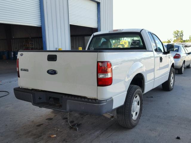 1FTRF12227NA10553 - 2007 FORD F150 WHITE photo 4