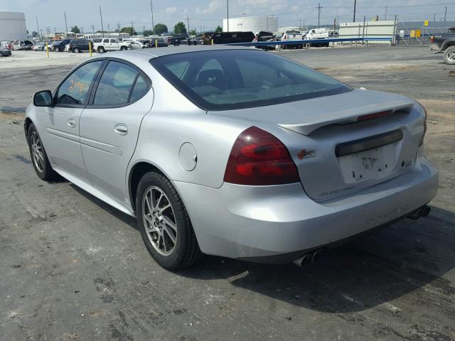 2G2WR524741171663 - 2004 PONTIAC GRAND PRIX SILVER photo 3