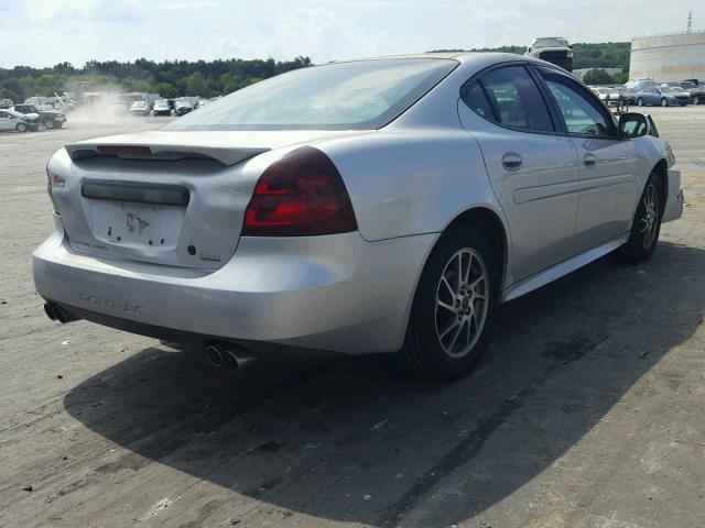 2G2WR524741171663 - 2004 PONTIAC GRAND PRIX SILVER photo 4