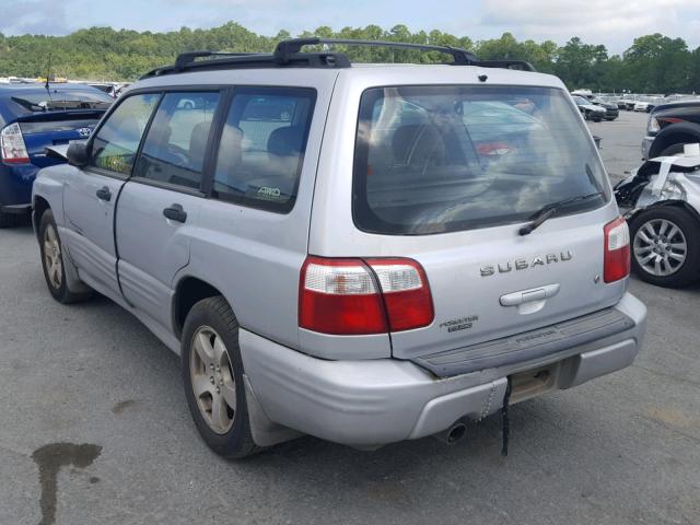 JF1SF65642H741513 - 2002 SUBARU FORESTER S 银色 照片 3