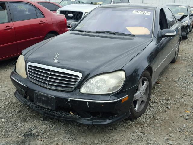 WDBNG70J16A467433 - 2006 MERCEDES-BENZ S 430 BLACK photo 2