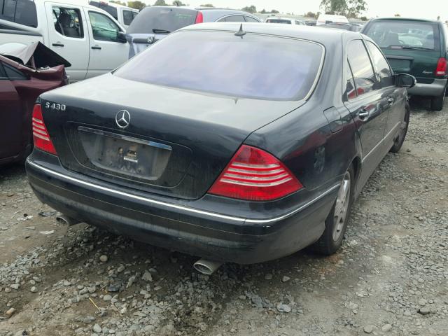 WDBNG70J16A467433 - 2006 MERCEDES-BENZ S 430 BLACK photo 4