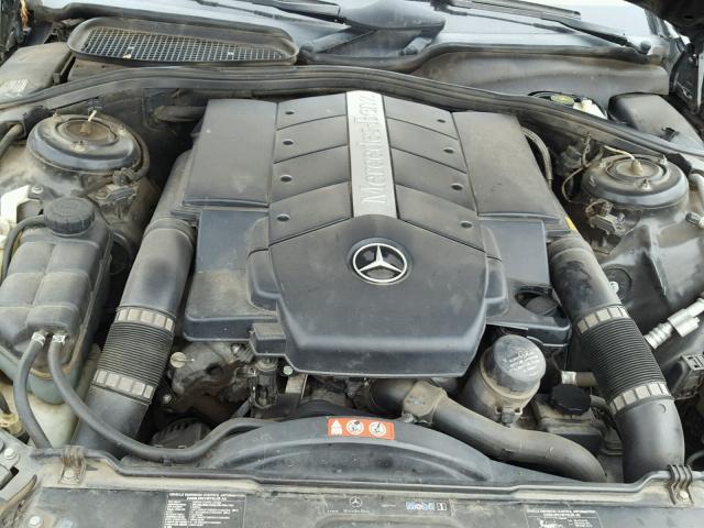 WDBNG70J16A467433 - 2006 MERCEDES-BENZ S 430 BLACK photo 7