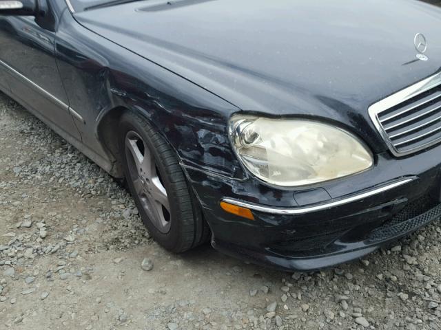 WDBNG70J16A467433 - 2006 MERCEDES-BENZ S 430 BLACK photo 9