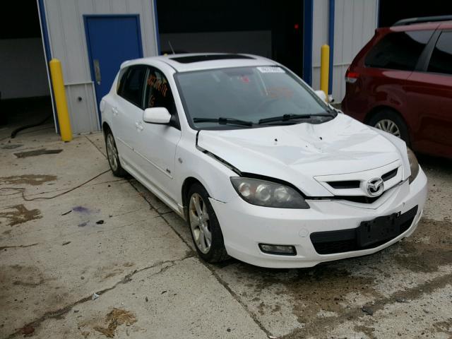 JM1BK344381136825 - 2008 MAZDA 3 WHITE photo 1