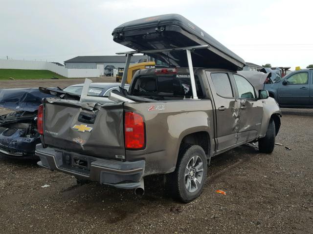 1GCPTDE15G1377586 - 2016 CHEVROLET COLORADO Z GRAY photo 4