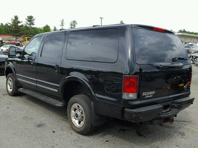 1FMNU43S34EC84288 - 2004 FORD EXCURSION BLACK photo 3