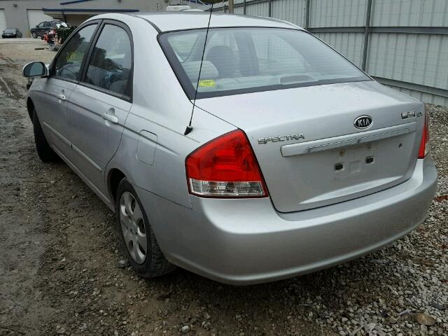 KNAFE221795591681 - 2009 KIA SPECTRA EX SILVER photo 3