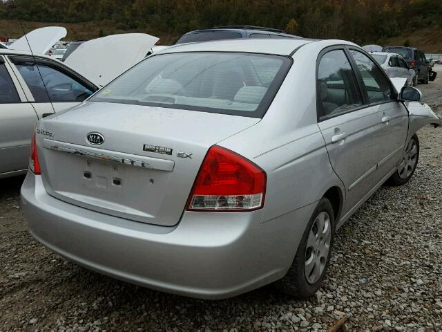 KNAFE221795591681 - 2009 KIA SPECTRA EX SILVER photo 4