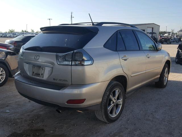 JTJHW31U860011189 - 2006 LEXUS RX 400 TAN photo 4