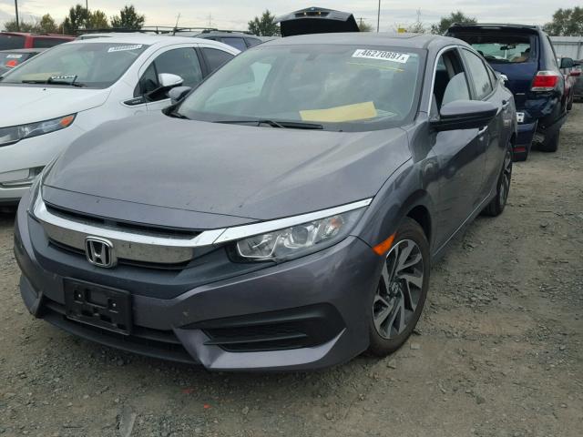 19XFC2F72HE209096 - 2017 HONDA CIVIC EX GRAY photo 2