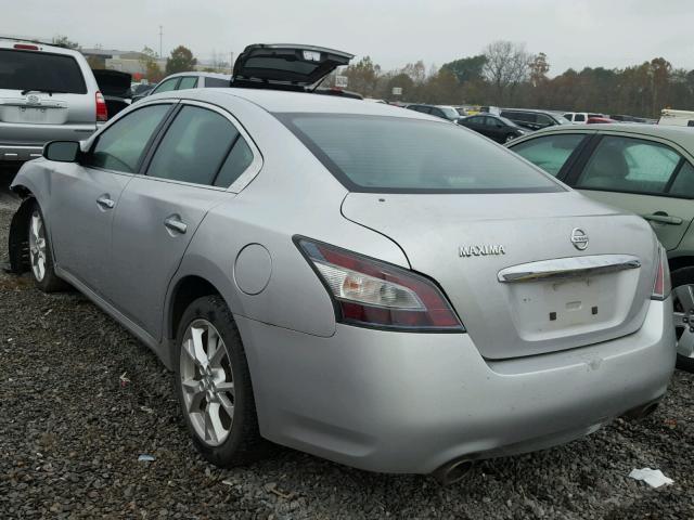 1N4AA5AP0CC810103 - 2012 NISSAN MAXIMA S SILVER photo 3