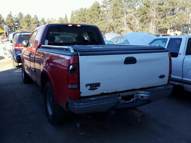 1FTRX18L51NA58410 - 2001 FORD F150 RED photo 3