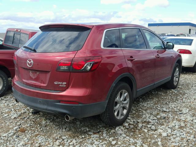 JM3TB3CA8E0431780 - 2014 MAZDA CX-9 TOURI RED photo 4