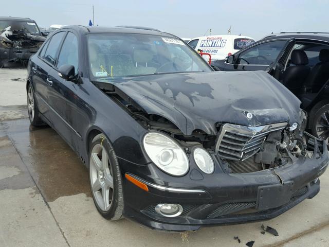 WDBUF56X07B033465 - 2007 MERCEDES-BENZ E 350 BLACK photo 1