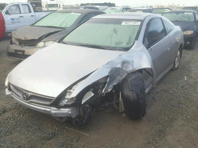 1HGCM72707A011445 - 2007 HONDA ACCORD EX SILVER photo 2