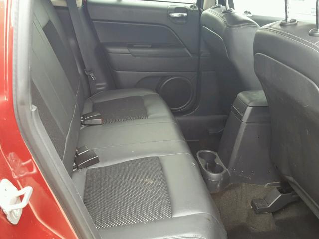 1C4NJCBA2ED818940 - 2014 JEEP COMPASS SP MAROON photo 6