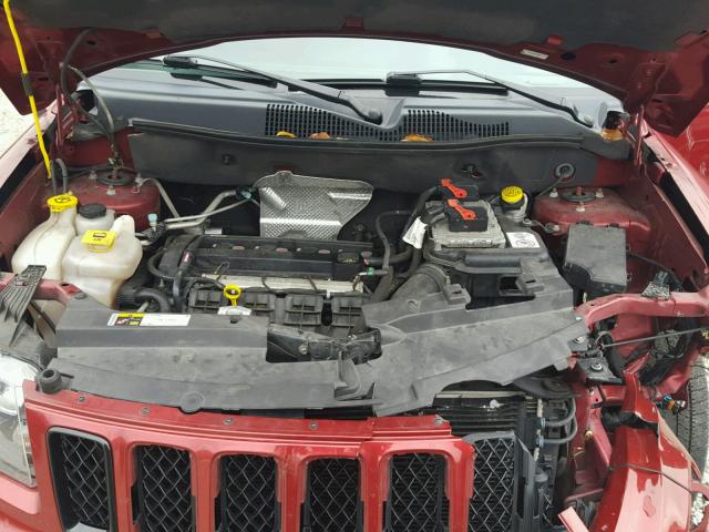1C4NJCBA2ED818940 - 2014 JEEP COMPASS SP MAROON photo 7