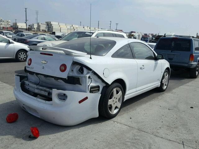 1G1AM15BX77390656 - 2007 CHEVROLET COBALT SS WHITE photo 4